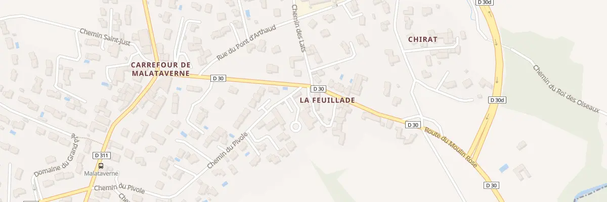 Plan du 5 Pl de la Feuillade à Messimy