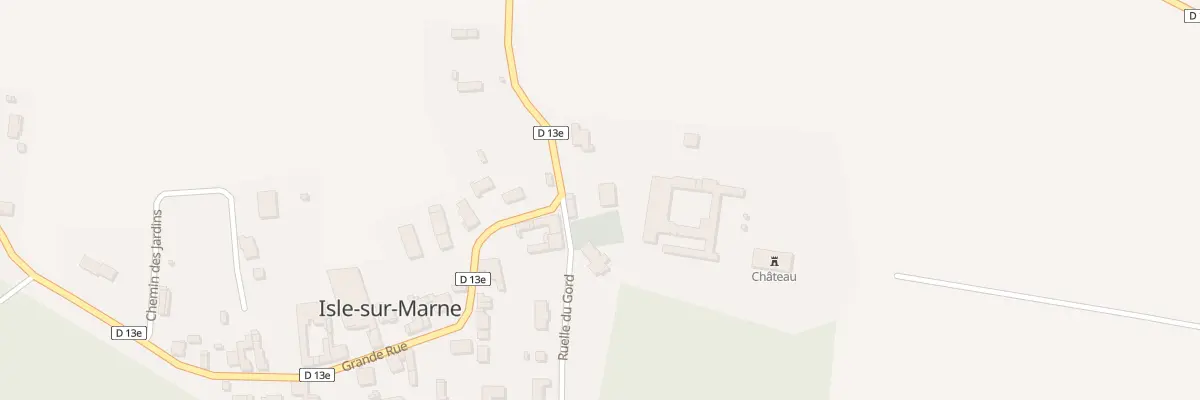Plan du 5006 Grande Rue à Isle-sur-Marne