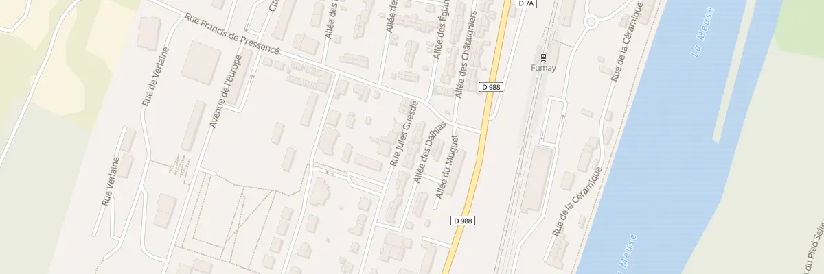Plan du 41 Rue Jules Guesde à Fumay