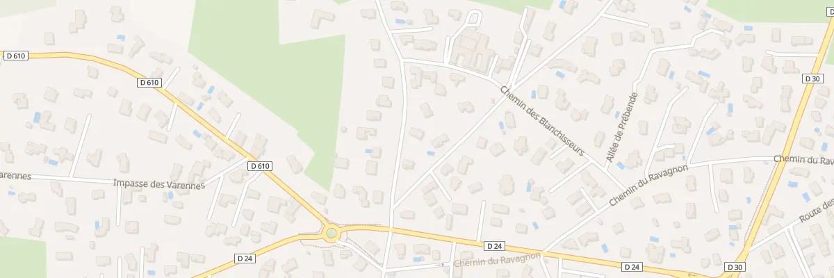 Plan du 2 Che du Sarrazin à Grézieu-la-Varenne