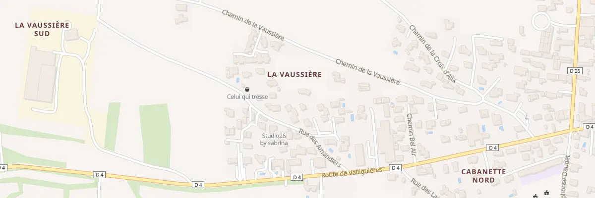Plan du 208 Che des Amandiers à Tavel