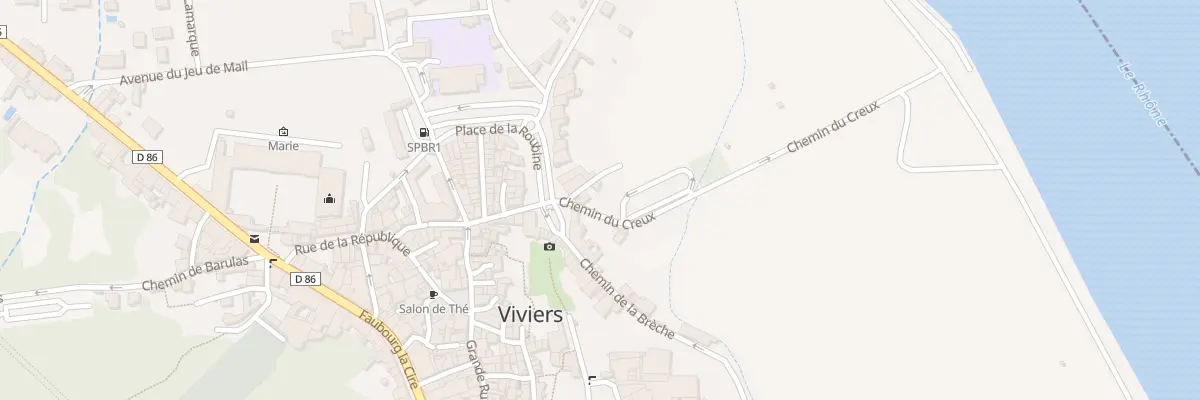Plan du 5435 Roubine à Viviers