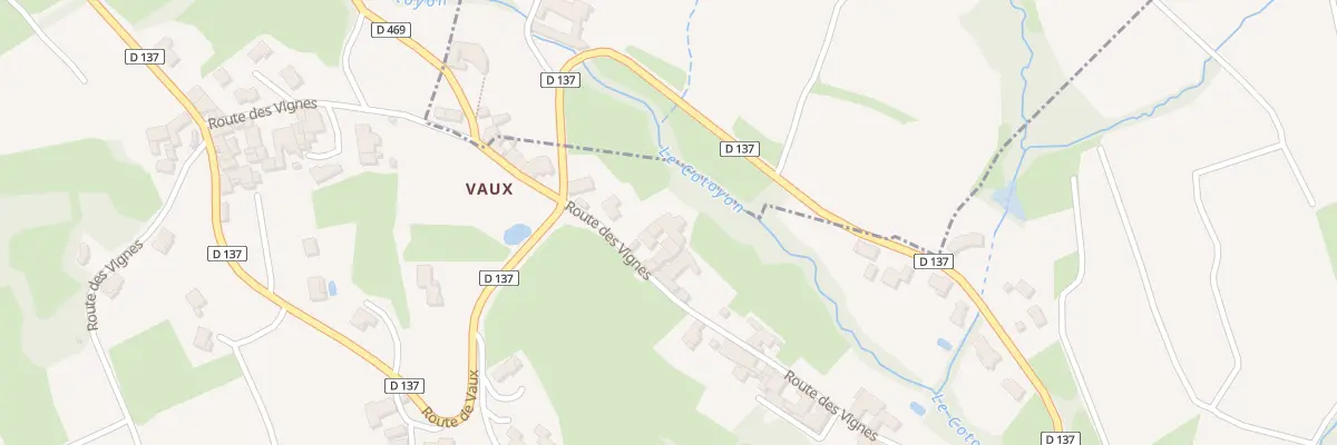 Plan du 344 Rte des Vignes à Juliénas