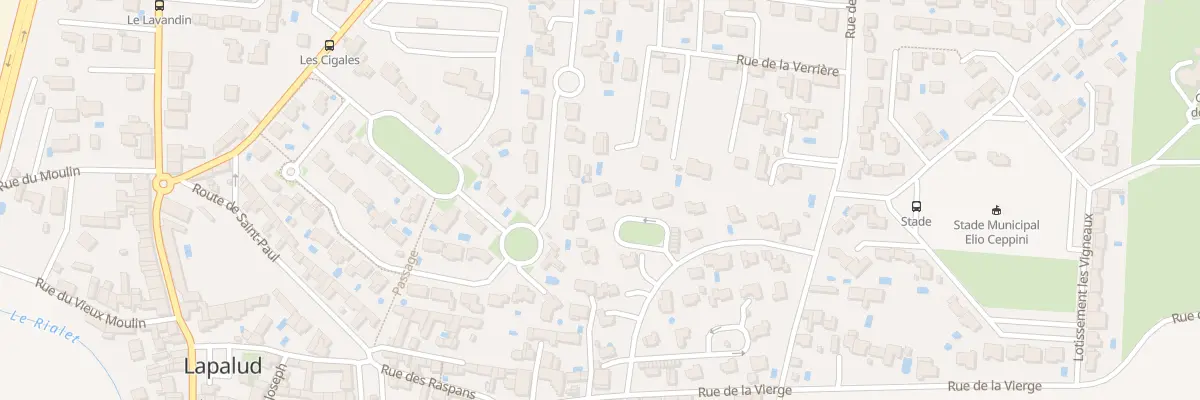 Plan du 1 Res Seuil de Provence à Lapalud