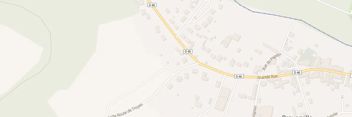 Plan du 1 Rte de Jaucourt à Proverville