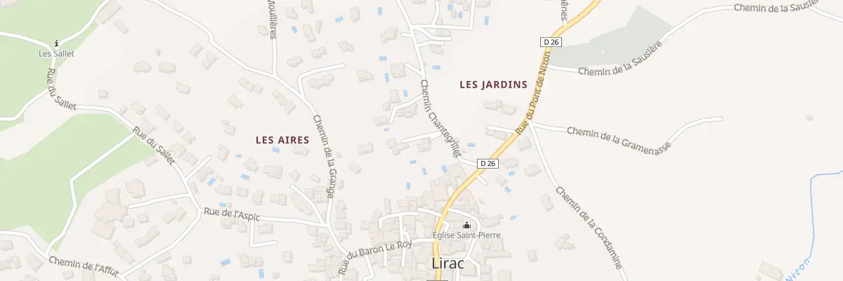 Plan du 5287 Che Chantegrillet à Lirac