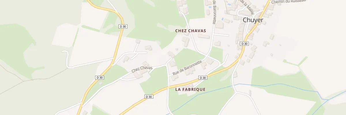 Plan du 1 Chez Chavas à Chuyer