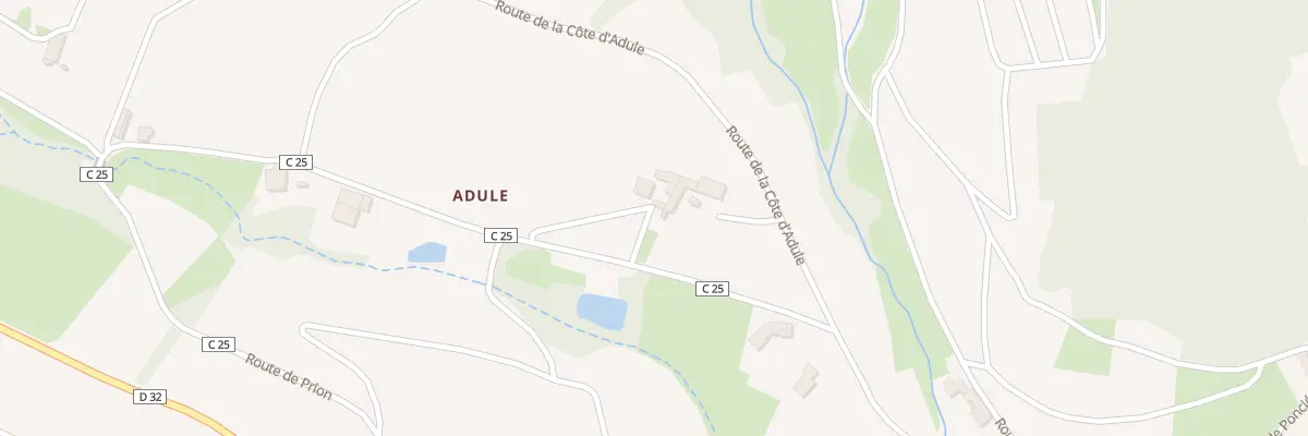 Plan du 164 Rte d’Adule à Fleurie