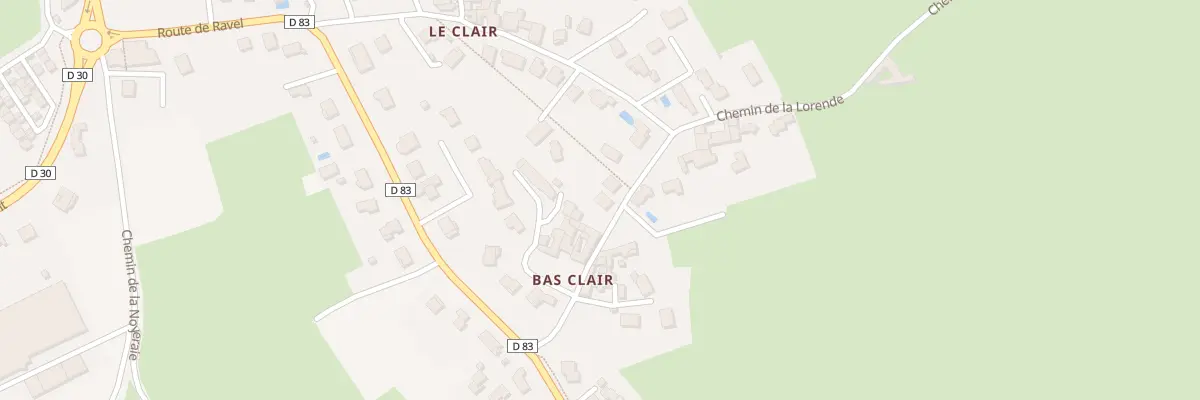 Plan du 143 Rue du Bas Clair à Saint-Laurent-d’Agny