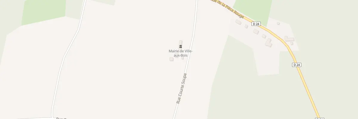 Plan du 18 Rue Courte Soupe à Ville-aux-Bois