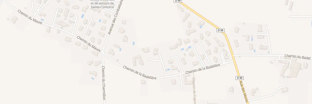 Plan du 27 Che de la Badelière à Sainte-Consorce