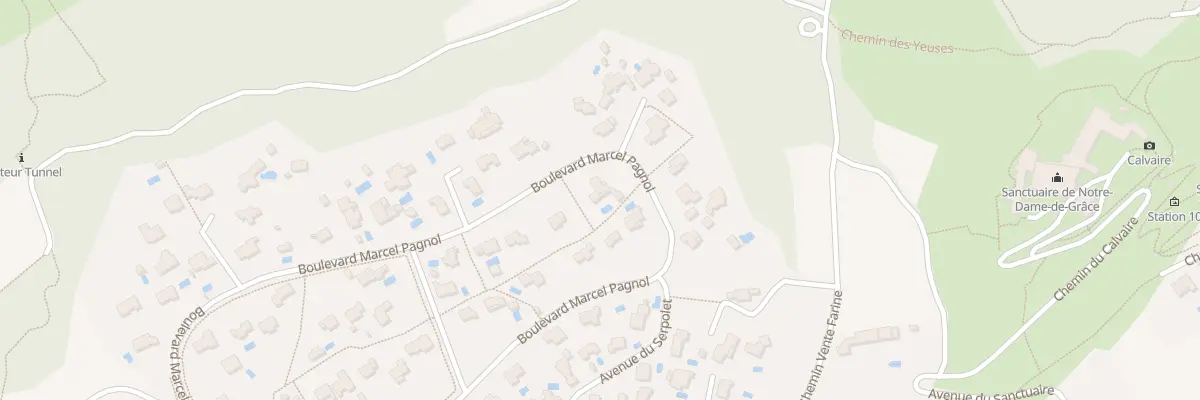 Plan du 25 Bd Marcel Pagnol à Rochefort-du-Gard
