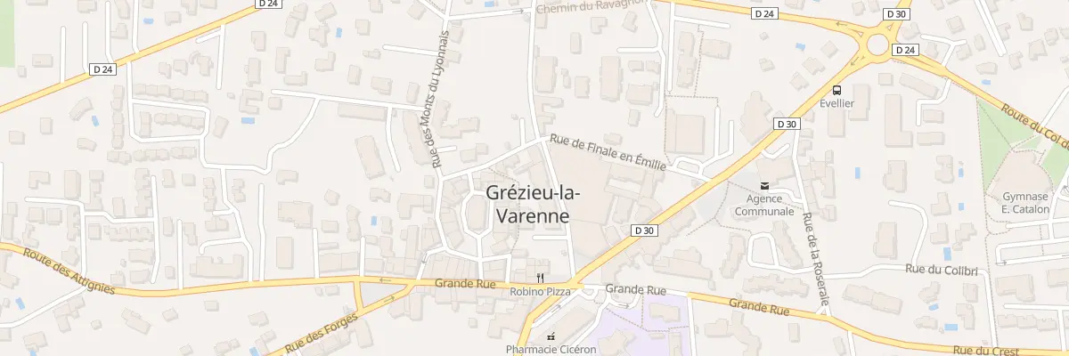 Plan du 5 Rue de l’Artisanat à Grézieu-la-Varenne