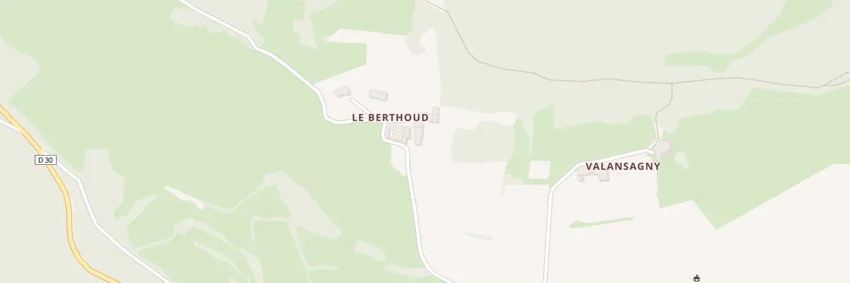 Plan du 2 Le Berthoud à Chuyer