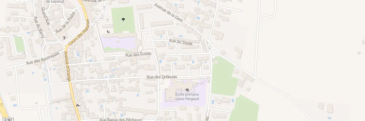 Plan du 10 Rue du Stade à Lapalud