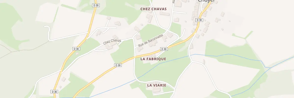 Plan du 26 La Baronnette à Chuyer