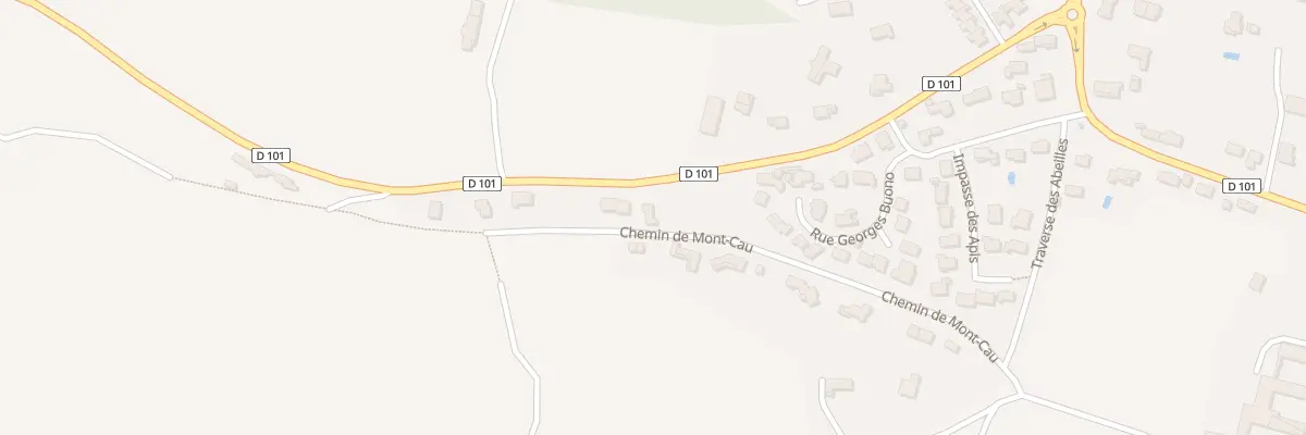 Plan du 5366 Che de Mont-Cau à Saint-Laurent-des-Arbres