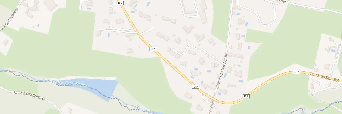 Plan du 6B Imp des Combettes à Lentilly