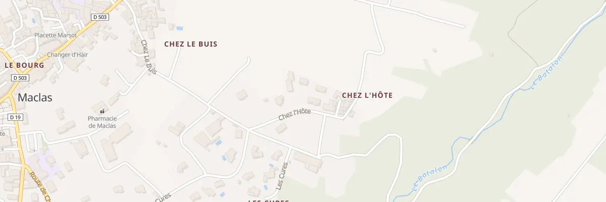 Plan du 5 Chez Lhotte à Maclas
