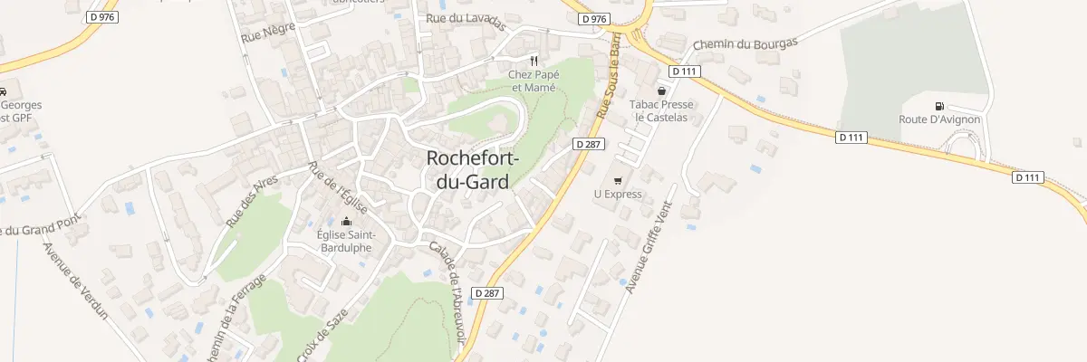 Plan du 2 Imp du Point du Jour à Rochefort-du-Gard