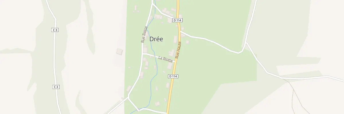 Plan du 13 Rue Haute à Drée
