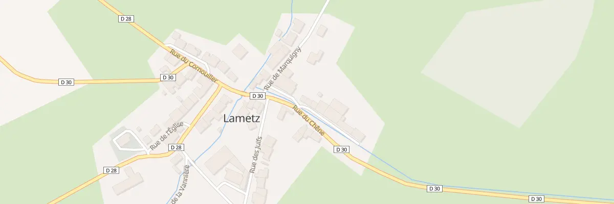 Plan du 3 Rue du Chene à Lametz