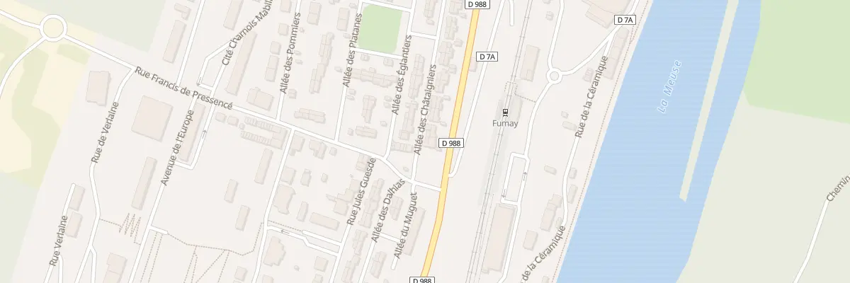 Plan du 28 All des Chataigniers à Fumay