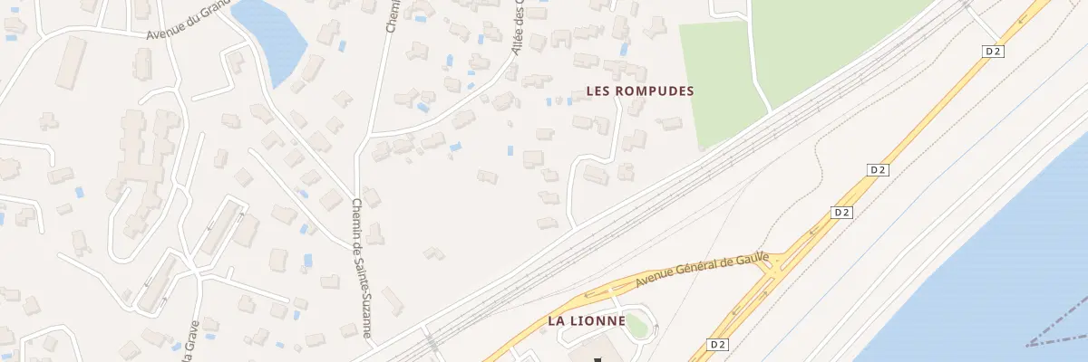 Plan du 3 Les Rompudes à Aramon