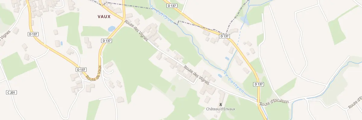 Plan du 237 Rte des Vignes à Juliénas