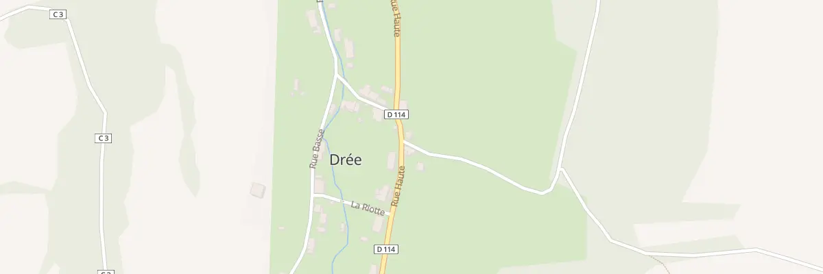 Plan du 22 Rue Haute à Drée
