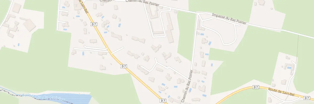 Plan du 3C Imp des Combettes à Lentilly