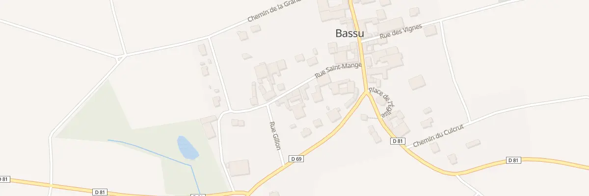 Plan du 4 Rue Saint-mange à Bassu