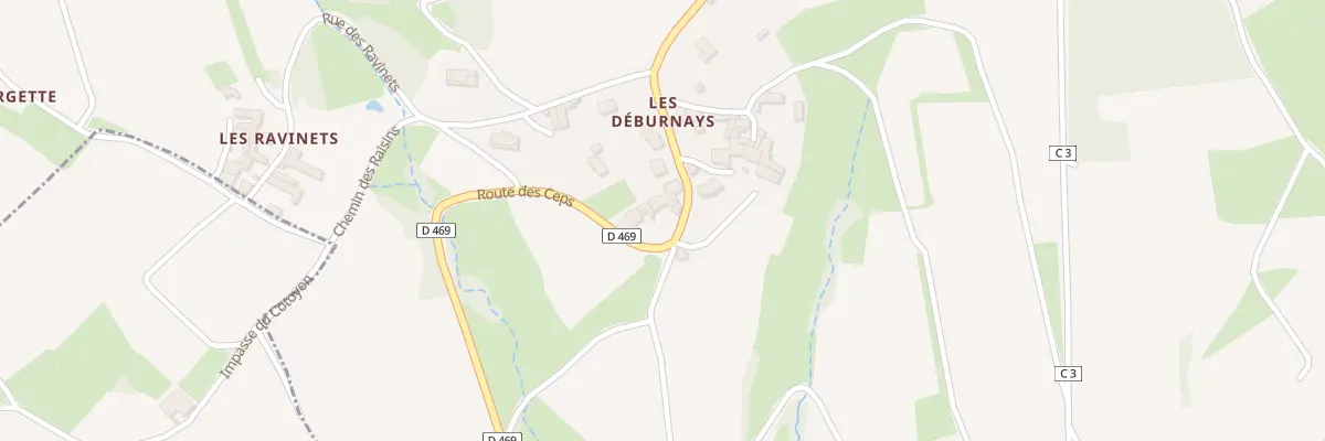 Plan du 5079 Le Rochat à Pruzilly
