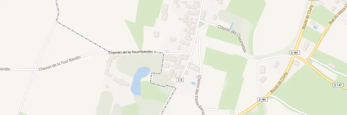 Plan du 3 Che de la Tour Bandin à Buxy