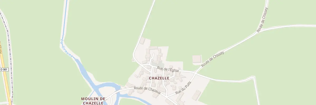 Plan du 5241 Chazelle à Cormatin
