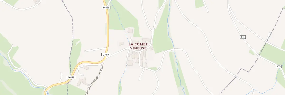 Plan du 5083 La Combe Vineuse à Pruzilly
