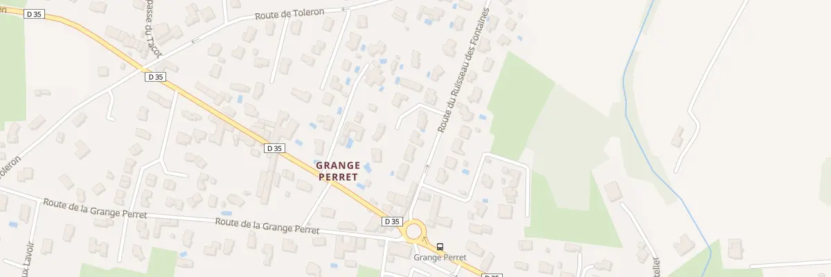Plan du 111 Rte du Ruisseau des Fontaines à Arnas