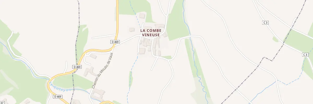 Plan du 5088 La Combe Vineuse à Pruzilly