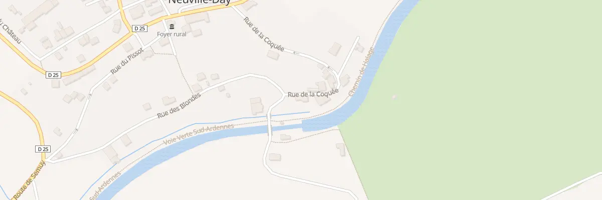 Plan du 1 Rue de la Coquee à Neuville-Day