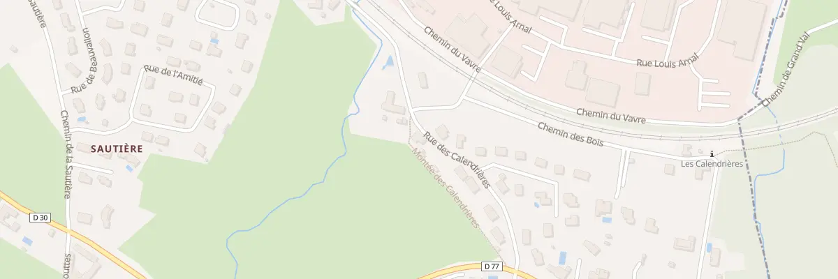 Plan du 11 Rue des Calendrières à Lozanne