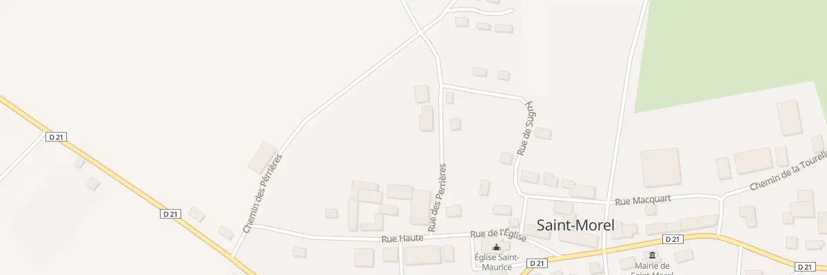 Plan du 1 Rue des Perrieres à Saint-Morel