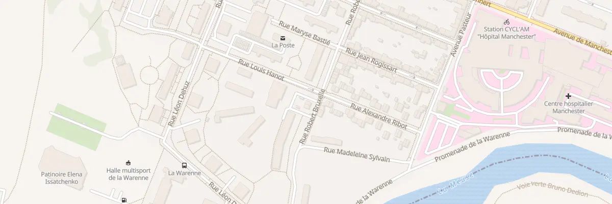 Plan du 30 Rue Robert Bruxelle à Charleville-Mézières