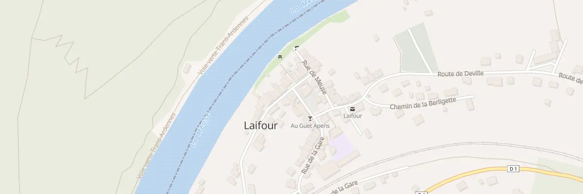 Plan du 5 Rue Basse à Laifour