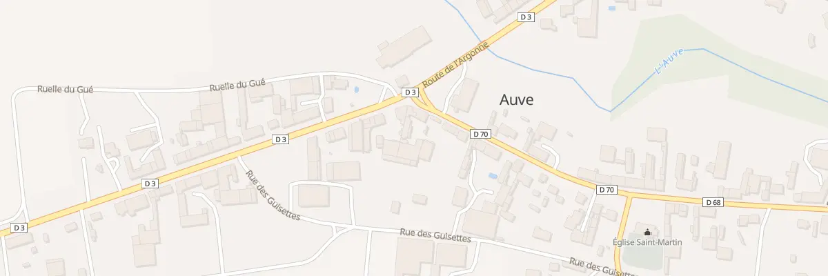 Plan du 2 Rue de la Mairie à Auve
