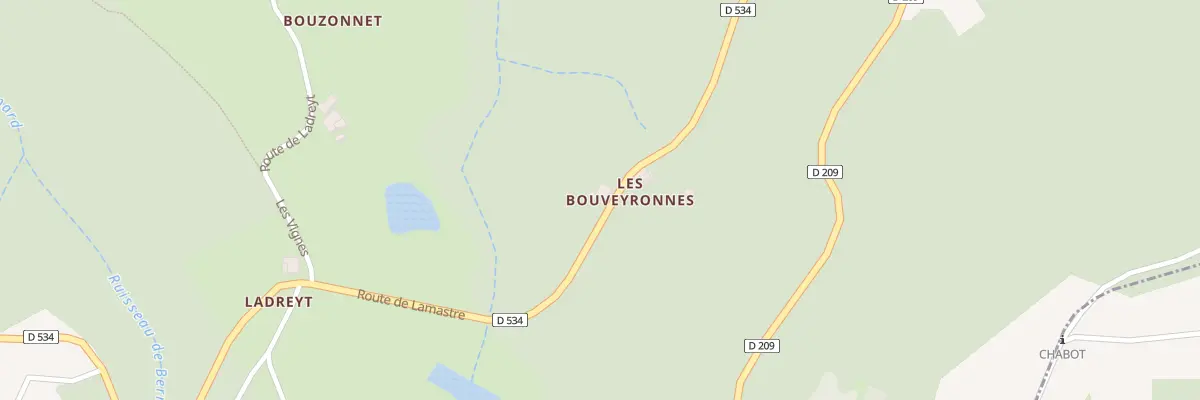 Plan du 1408 Rte de Lamastre à Boucieu-le-Roi