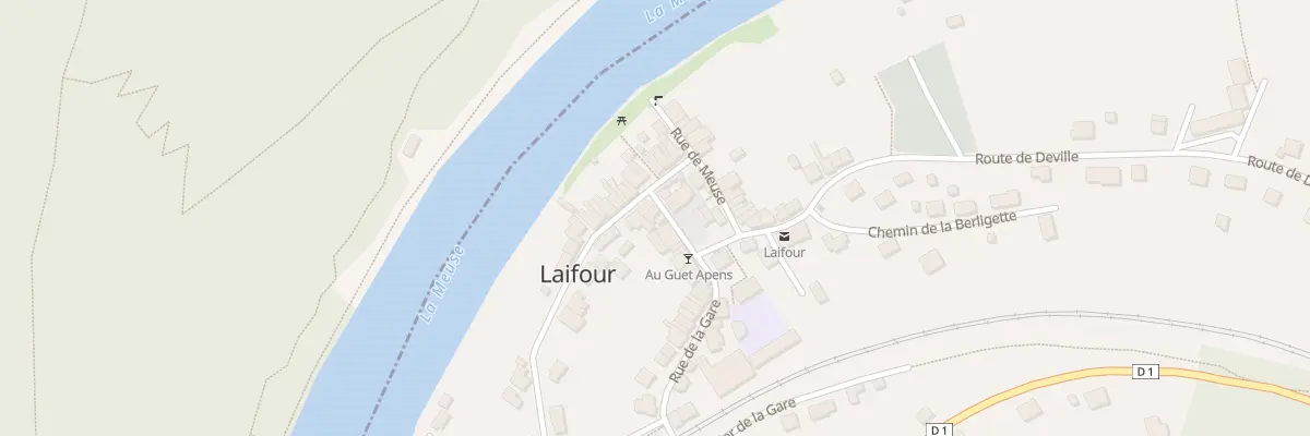 Plan du 8 Rue de l’Eglise à Laifour