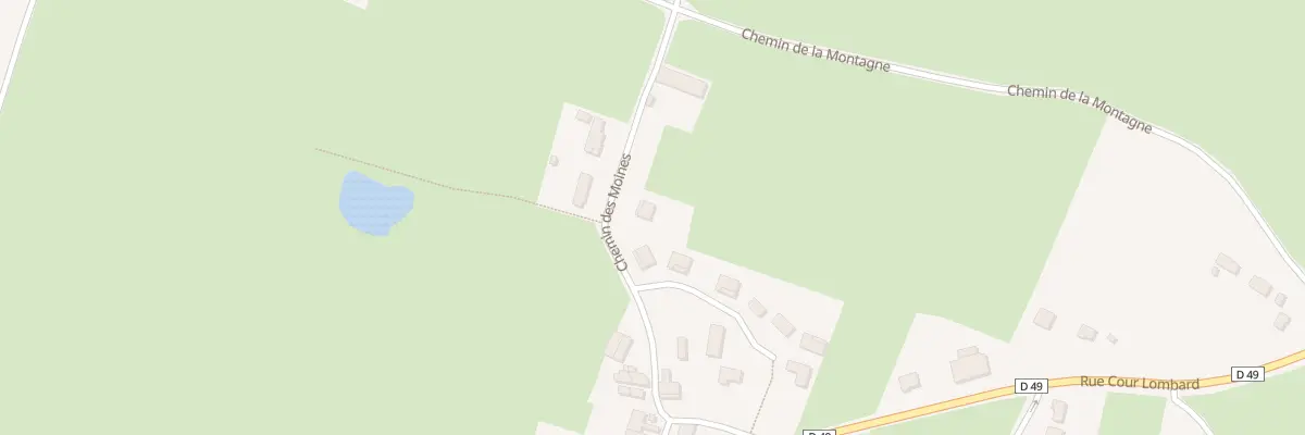 Plan du 7 Che des Moines à Santilly
