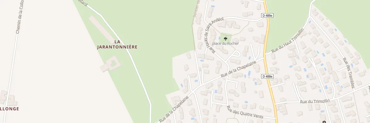 Plan du 186 Rue de la Chapelaine à Beauvallon