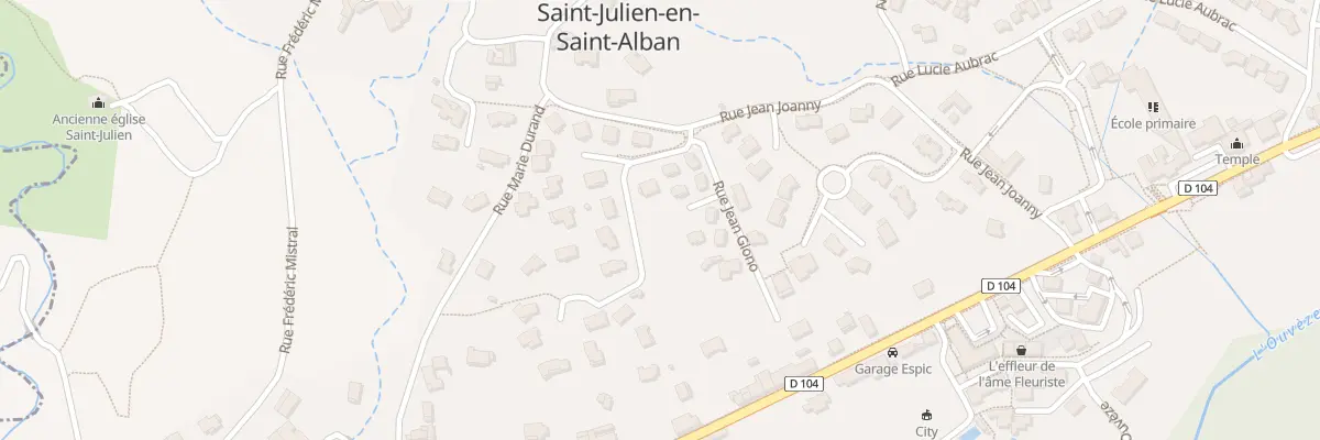 Plan du 135 Rue Marcel Pagnol à Saint-Julien-en-Saint-Alban