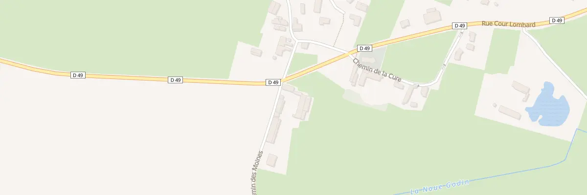 Plan du 11 Che des Moines à Santilly